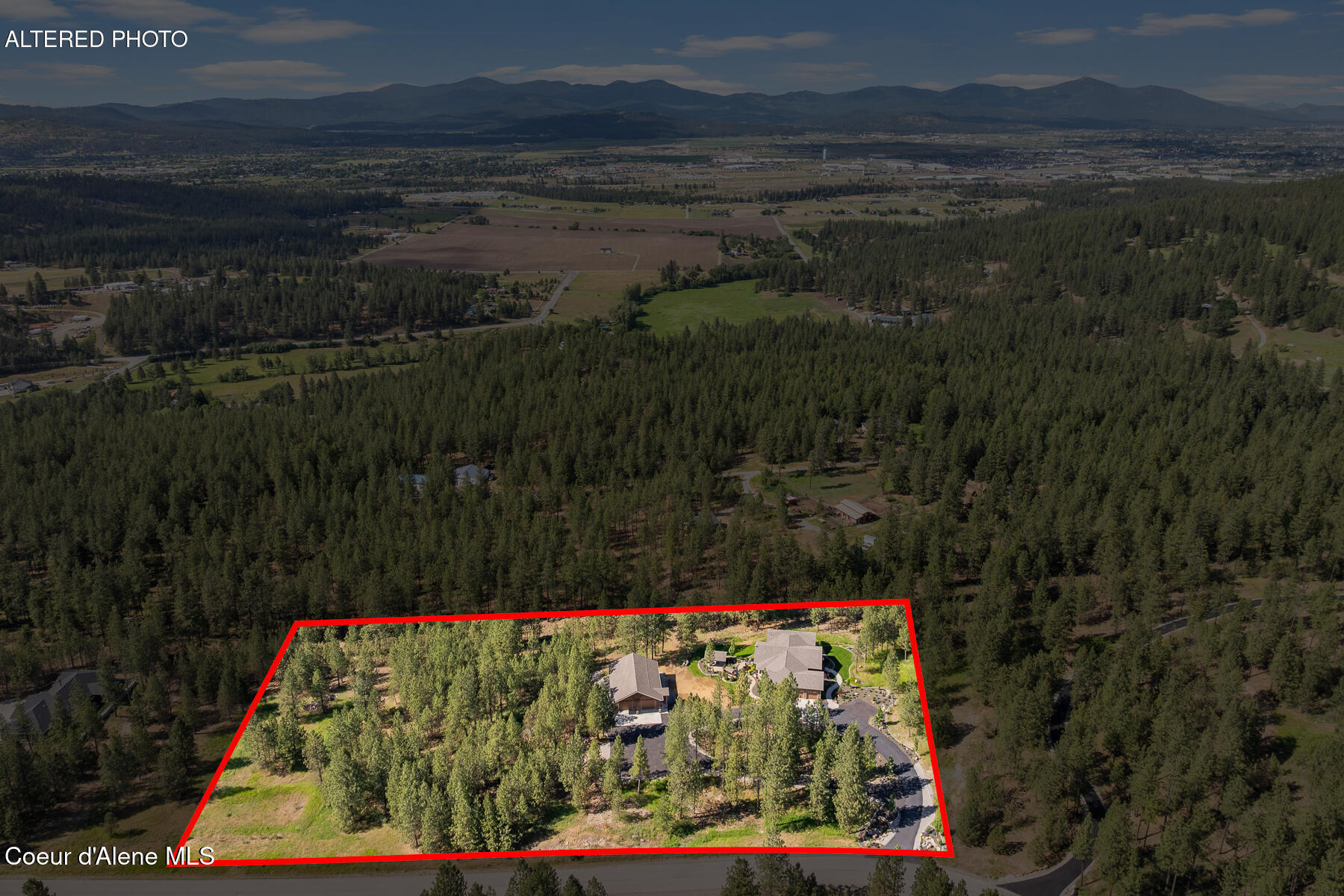 19673 West Treend Road Post Falls, ID 83854 - Photo 99 of 105 Aerial_19673WTreendRd-12_Outlined