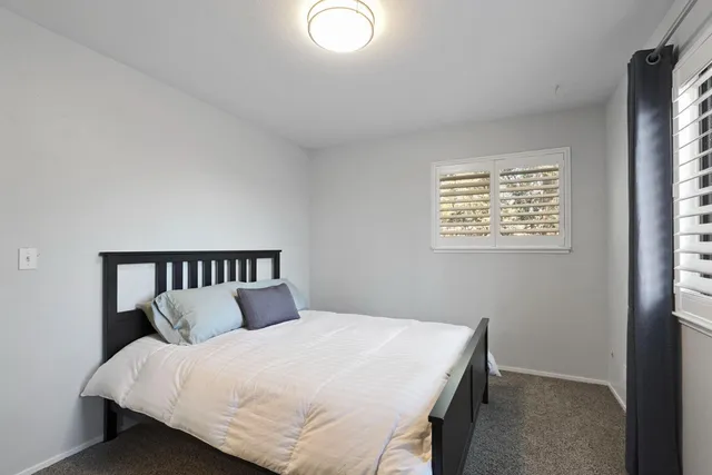 a view of empty room with empty racks