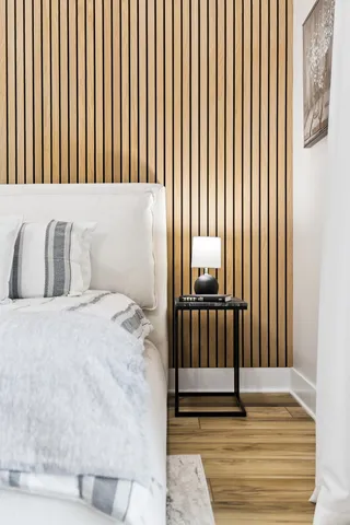 a kitchen with stainless steel appliances a sink stove and refrigerator