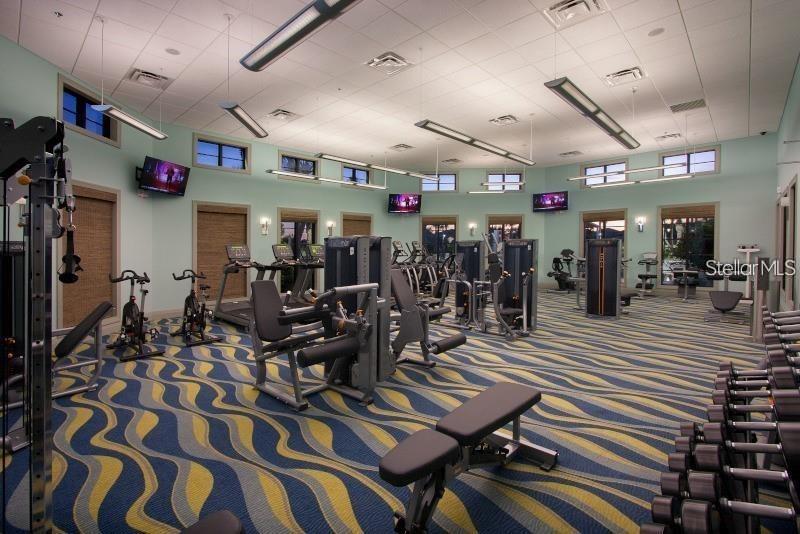 1055 Blackwolf Run Road Davenport, FL 33896 - Photo 18 of 23 a view of a room with gym equipment