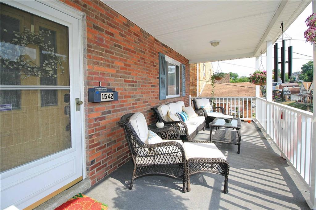 1542 Rutherford Avenue Pittsburgh, PA 15216 - Photo 2 of 16 Generously-Sized, Relaxing Front Porch