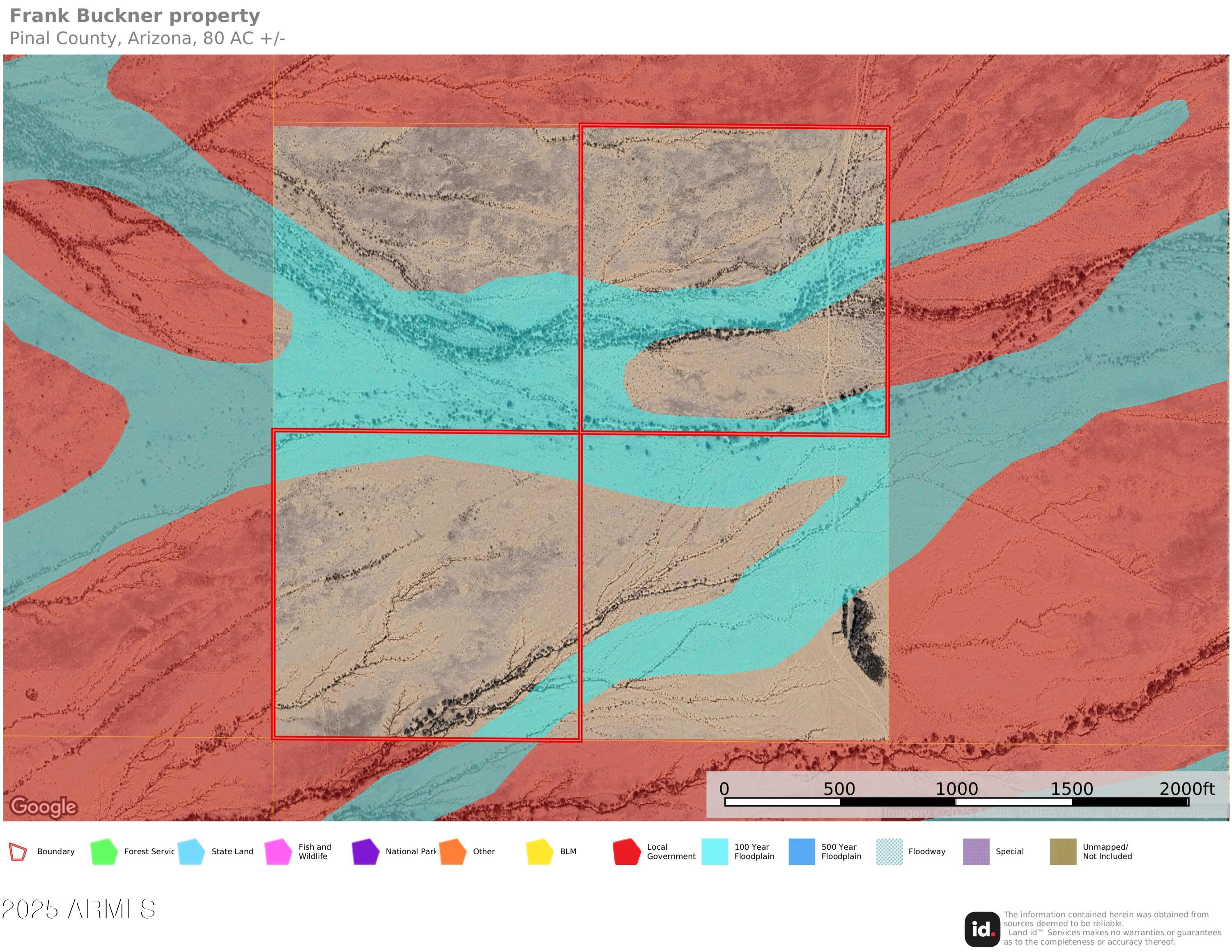 0 Undefined Road Florence, AZ 85132 - Photo 1 of 2 Buckner GIS map