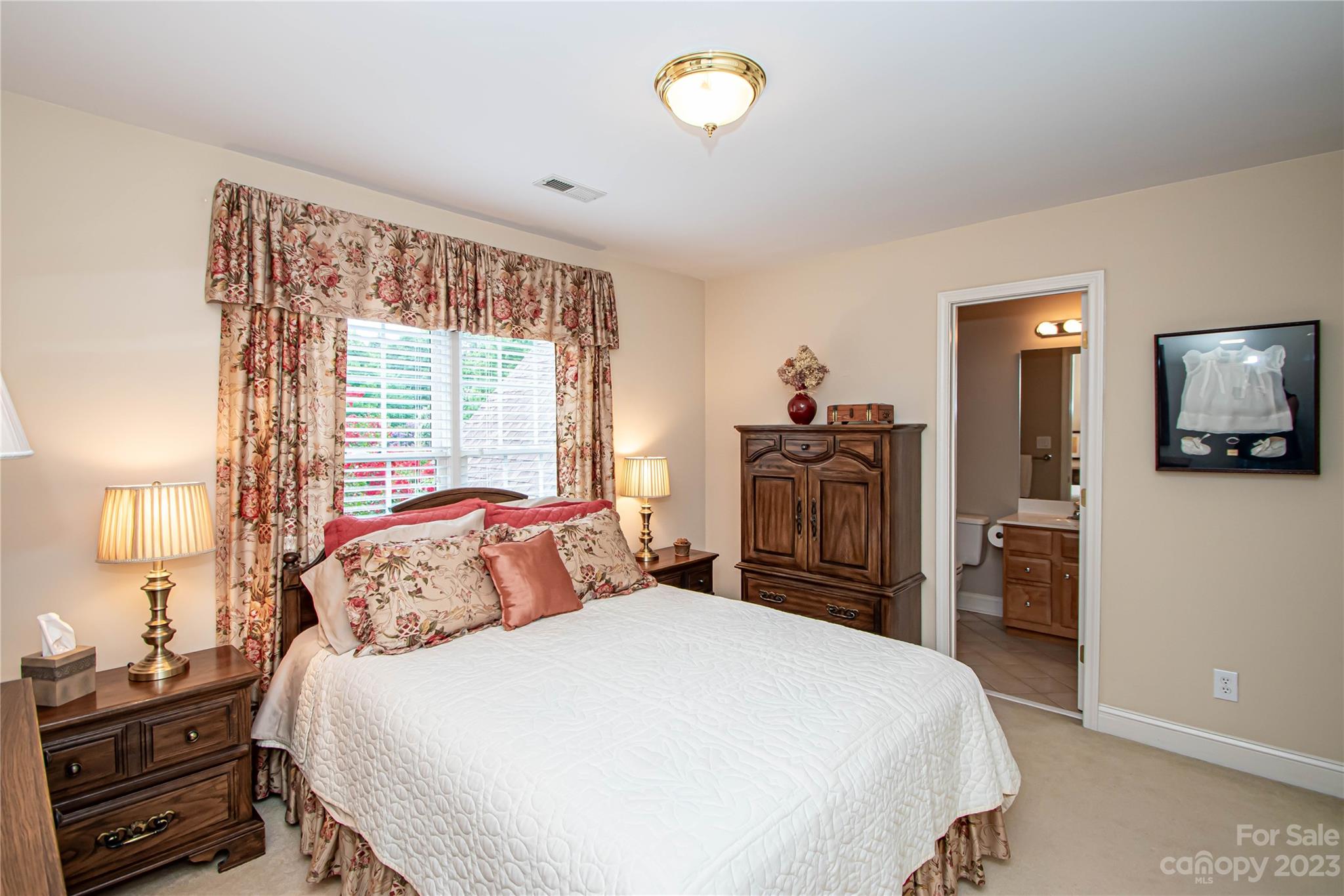 2100 Peterborough Lane Charlotte, NC 28270 - Photo 31 of 48 a bedroom with a bed and a television