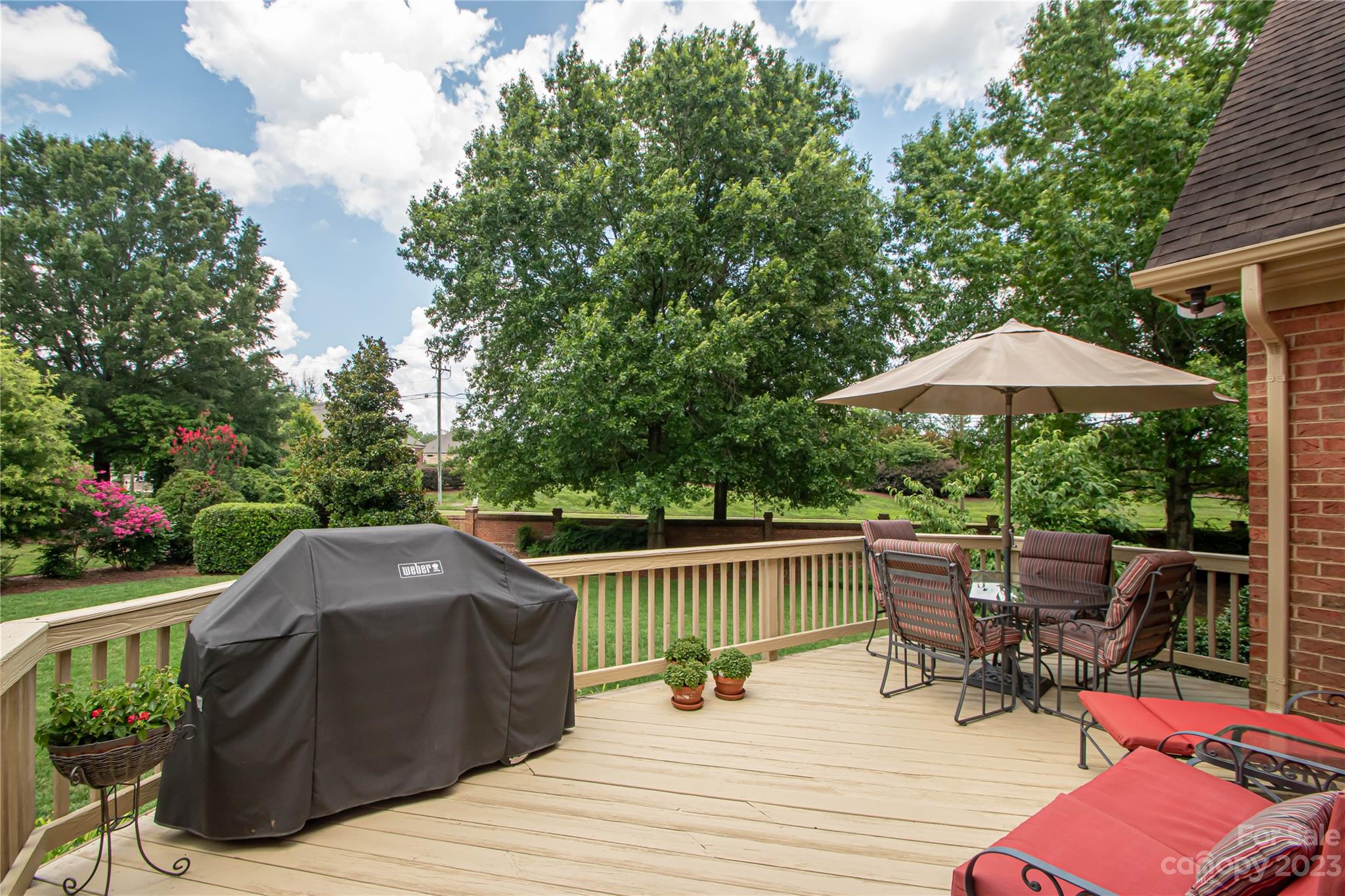2100 Peterborough Lane Charlotte, NC 28270 - Photo 42 of 48 a deck view with a seating space