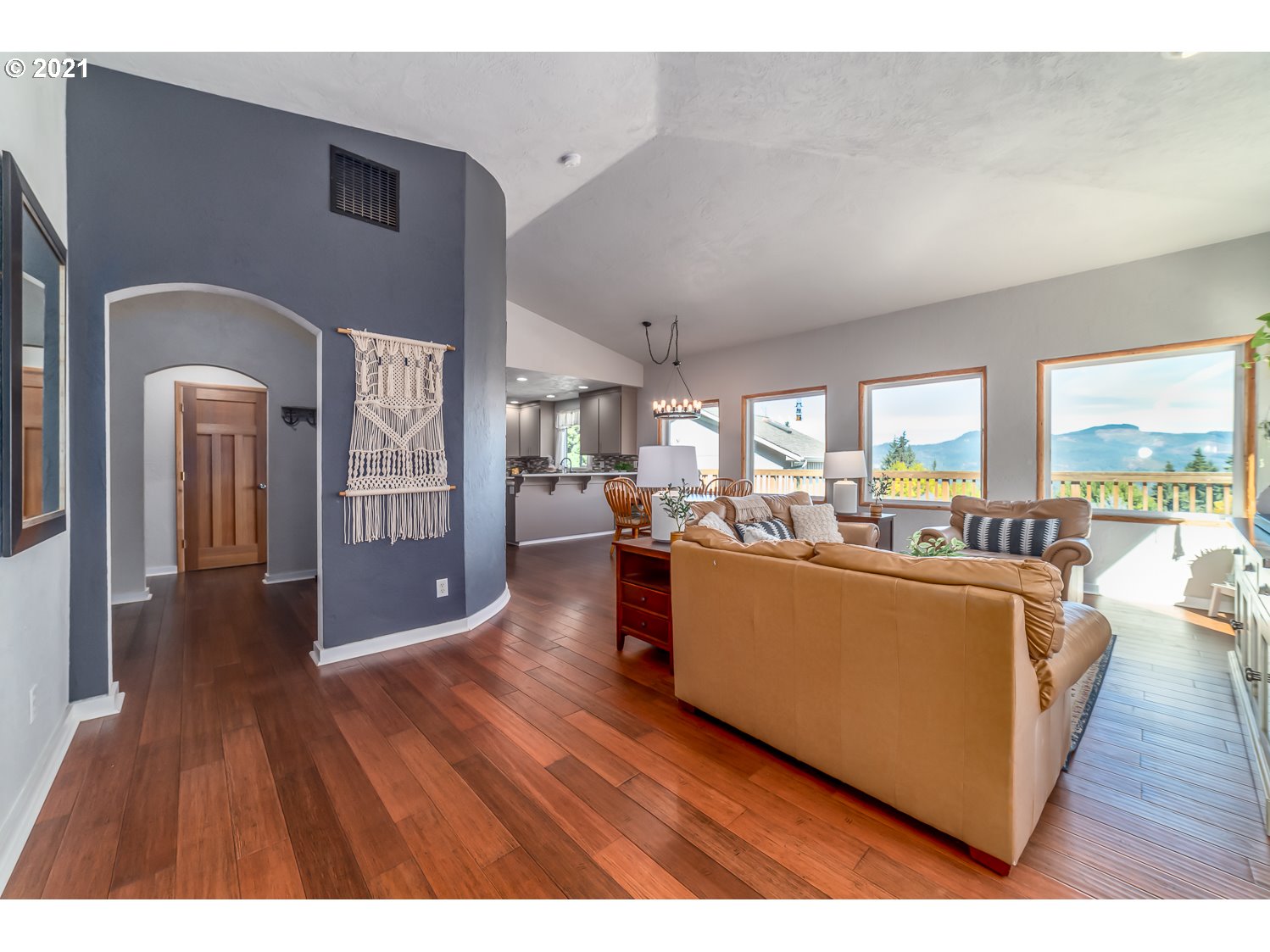 1164 South 68th Street Springfield, OR 97478 - Photo 6 of 32 a living room with furniture wooden floor and a large window