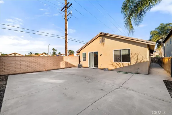 a view of a house with a patio