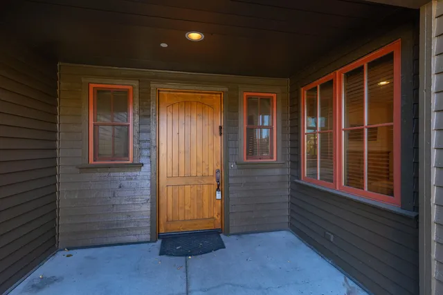 a view of front door of a house