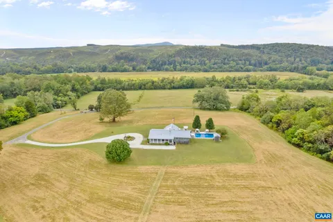 a view of a lake with a mountain