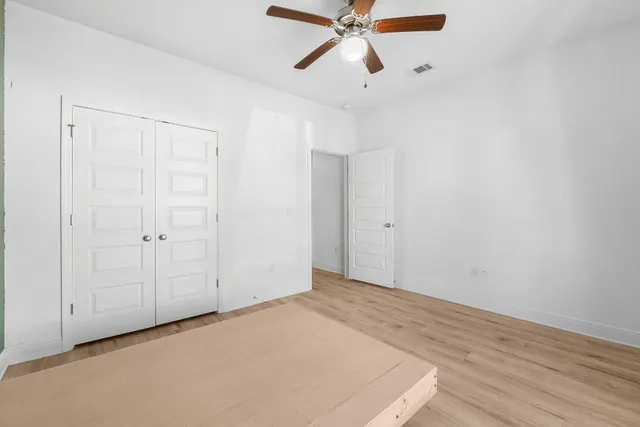wooden floor in an empty room