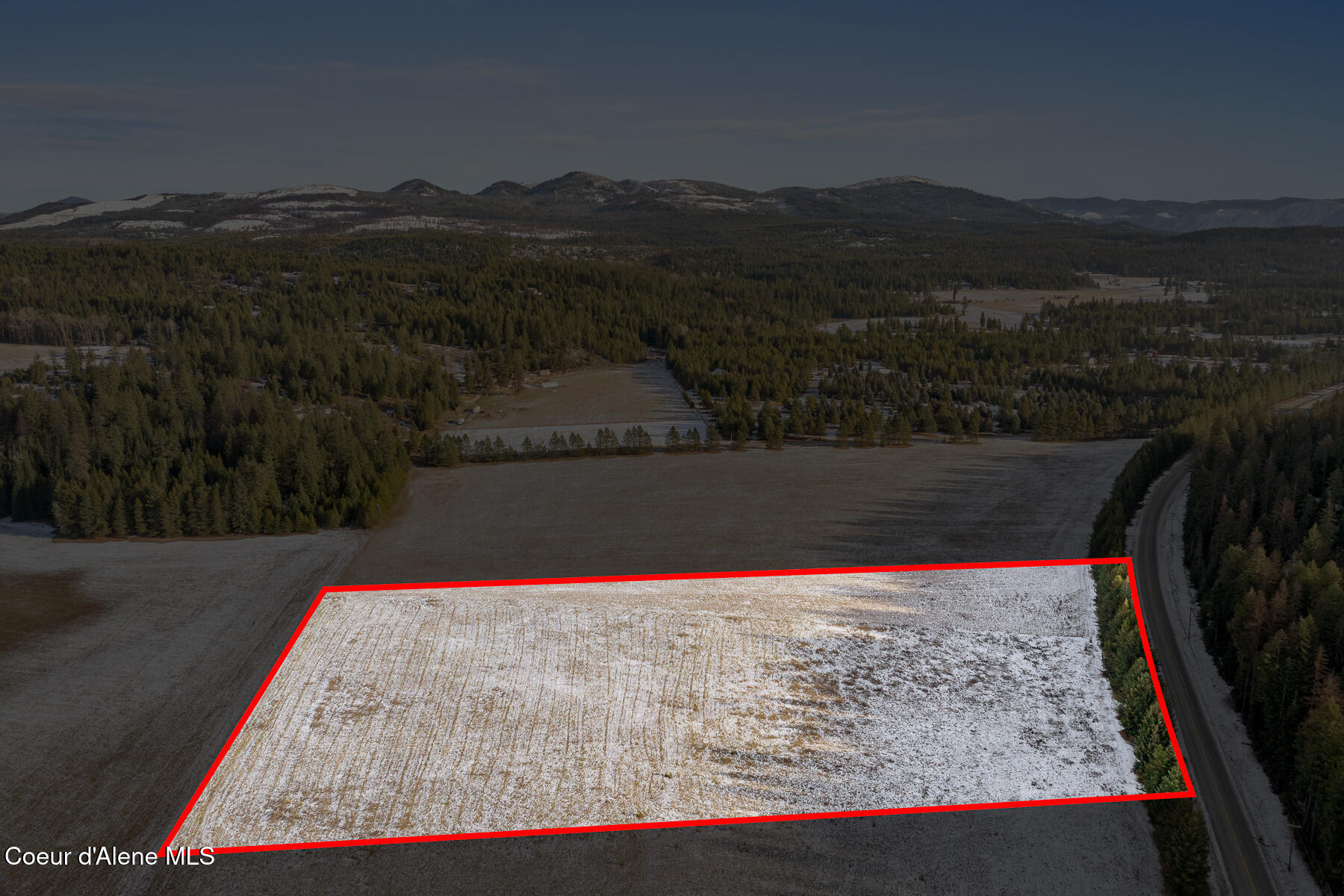 340 Bayview Road Athol, ID 83801 - Photo 12 of 24 Aerial_BayviewRdLot-2_Outlined