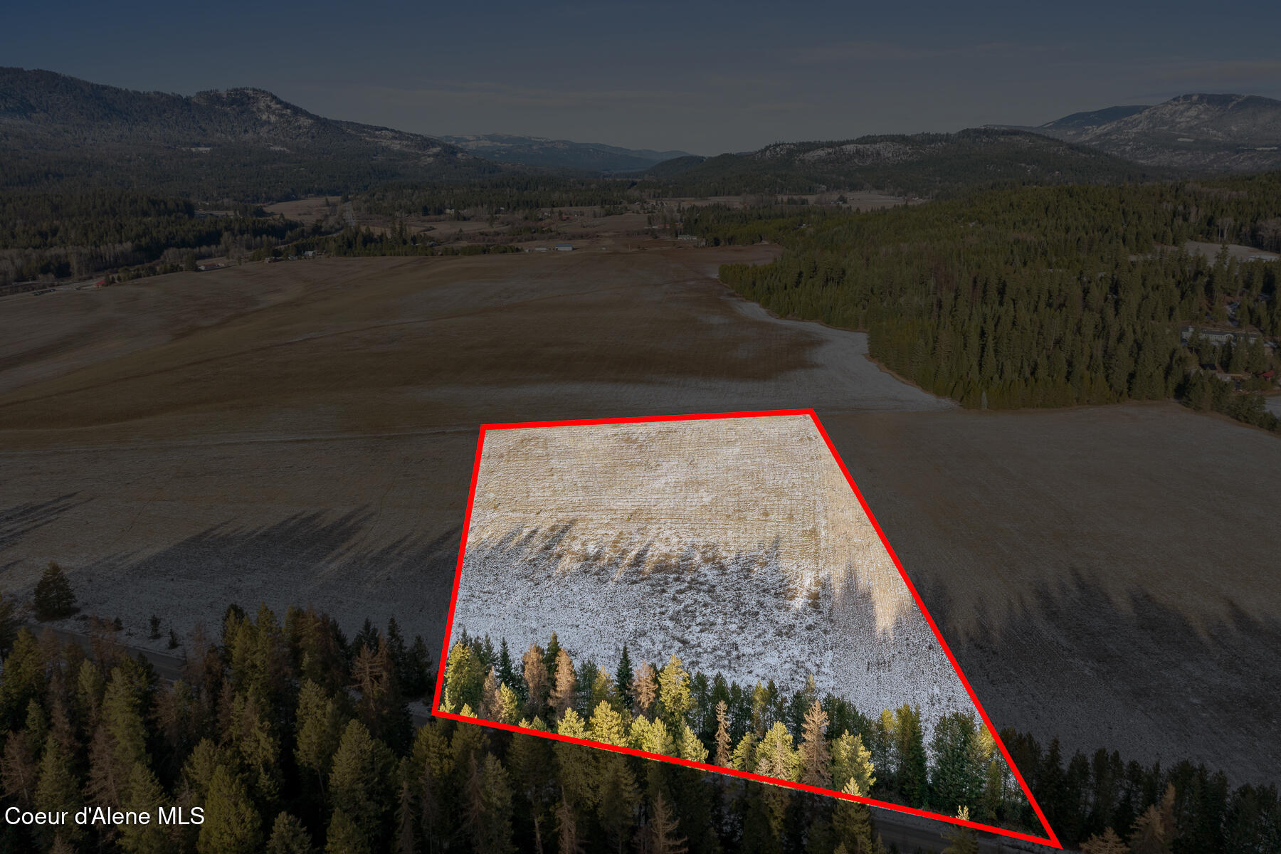 340 Bayview Road Athol, ID 83801 - Photo 4 of 24 Aerial_BayviewRdLot-3_Outlined