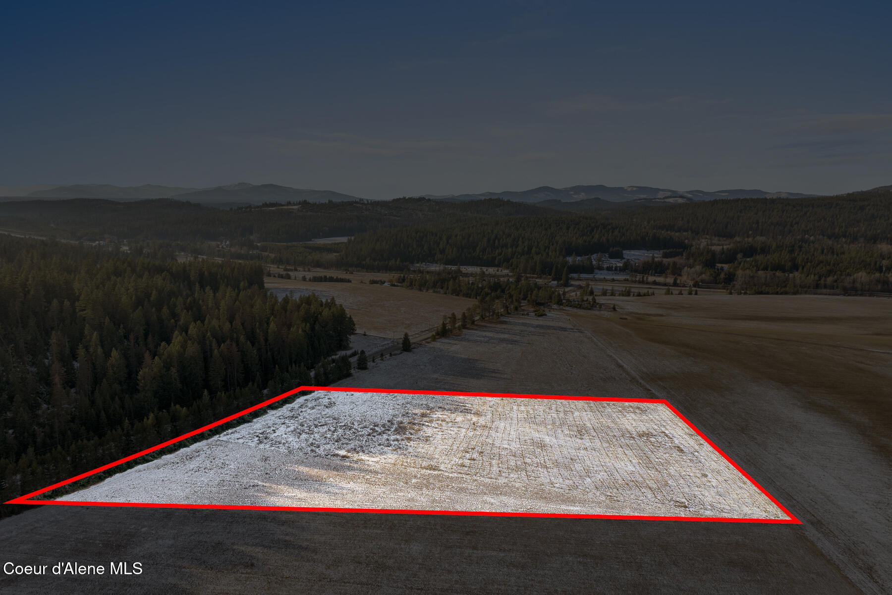 340 Bayview Road Athol, ID 83801 - Photo 6 of 24 Aerial_BayviewRdLot-4_Outlined