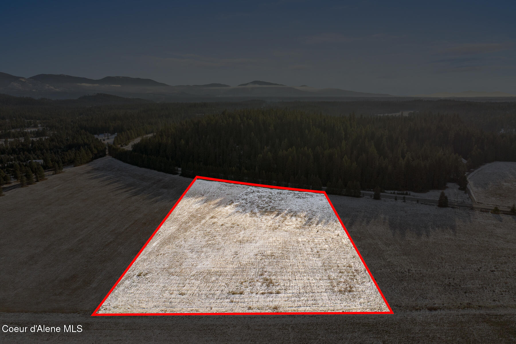 340 Bayview Road Athol, ID 83801 - Photo 9 of 24 Aerial_BayviewRdLot-1_Outlined