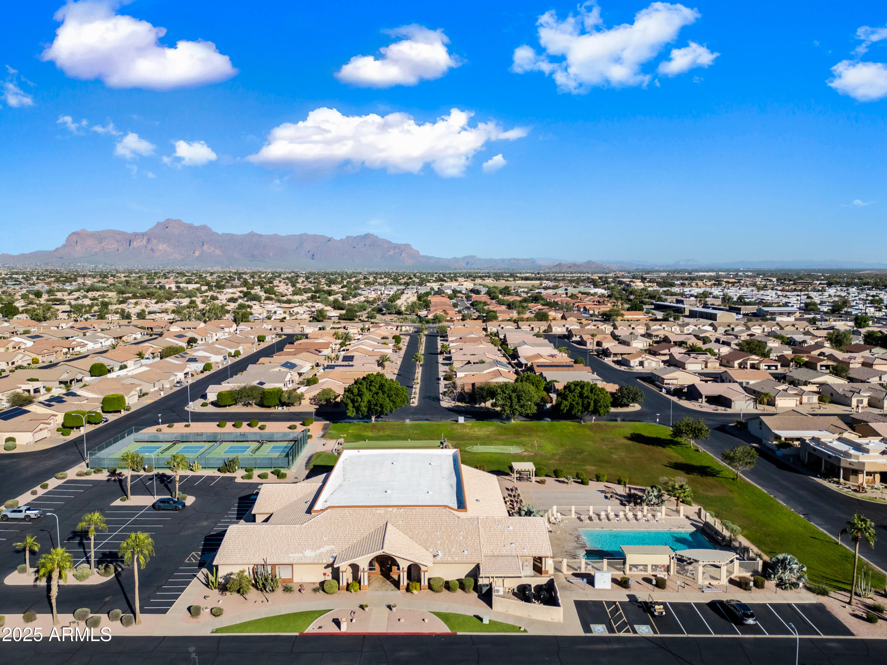 2101 South Meridian Road, Unit 49 Apache Junction, AZ 85120 - Photo 25 of 42 an aerial view of a city