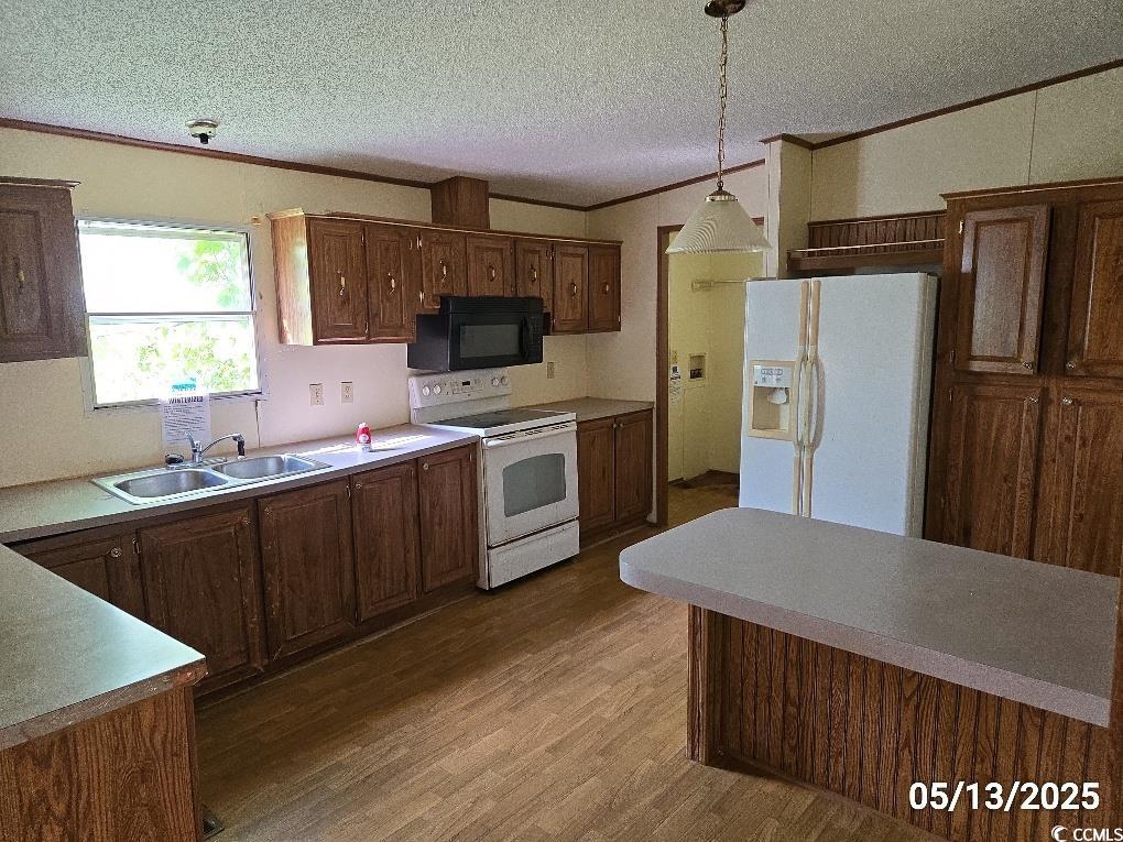 11 Lilac Lane Nesmith, SC 29580 - Photo 15 of 34 Kitchen featuring white appliances, a sink, a text