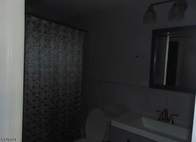 a bathroom with a toilet