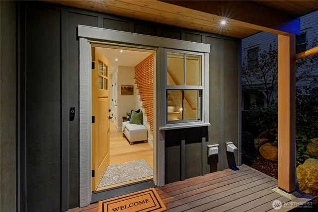 a view of city and ocean