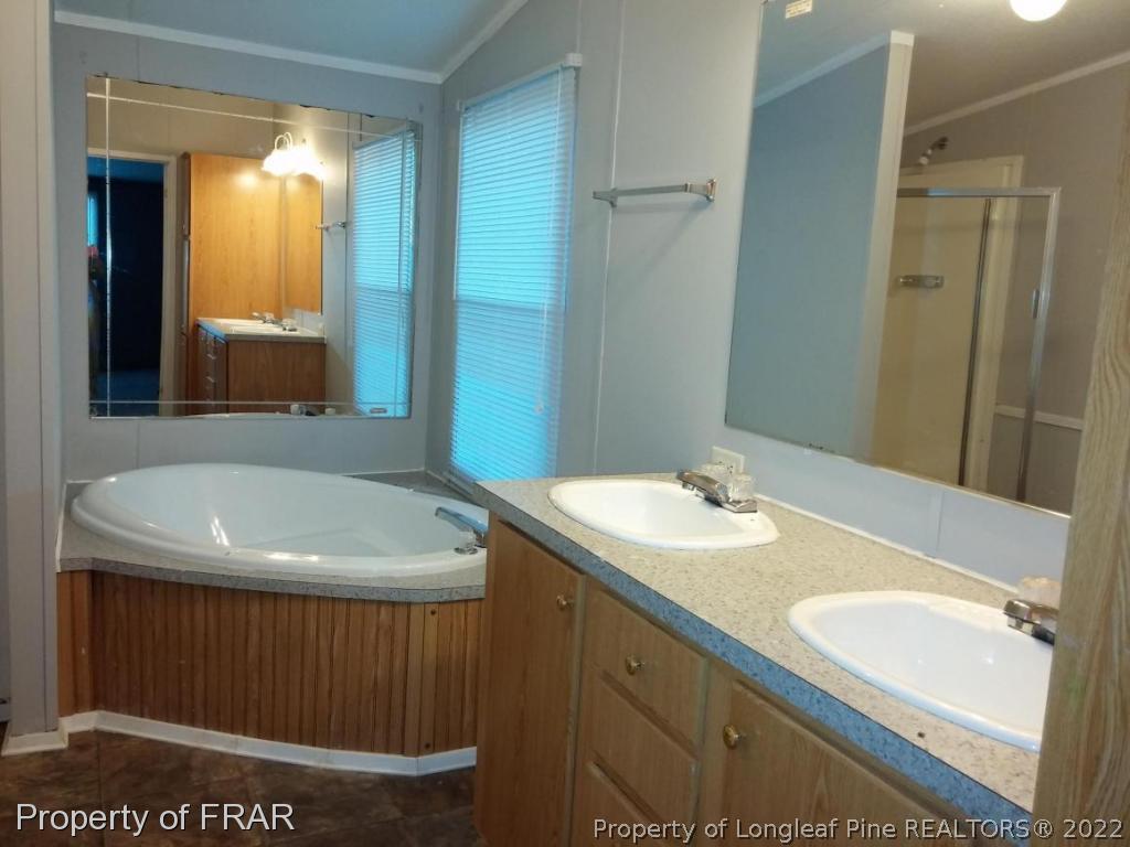 358 Capel Mill Road Candor, NC 27229 - Photo 6 of 11 a bathroom with a sink and a mirror