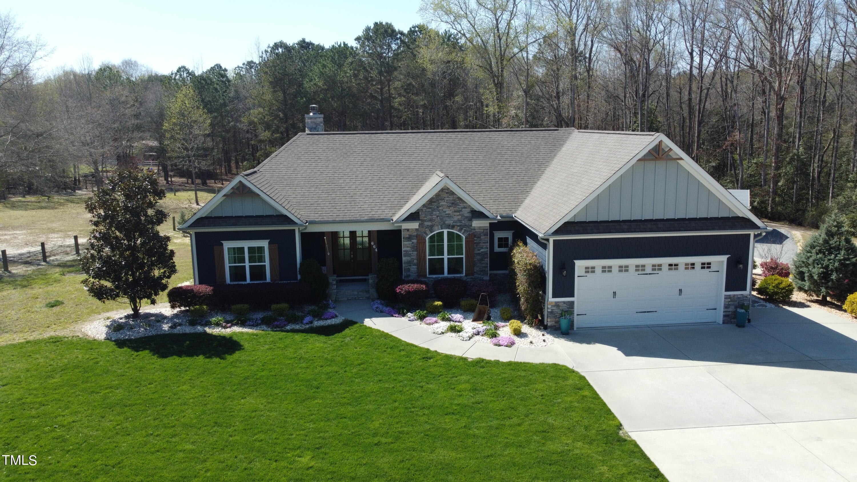 664 Old Fairground Road Willow Spring, NC 27592 - Photo 40 of 40 a aerial view of a house