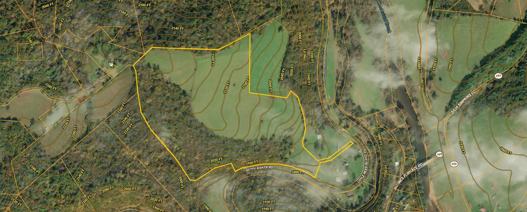 0 Betty Baker Road Hiwassee, VA 24347 - Photo 19 of 19 King aerial -C