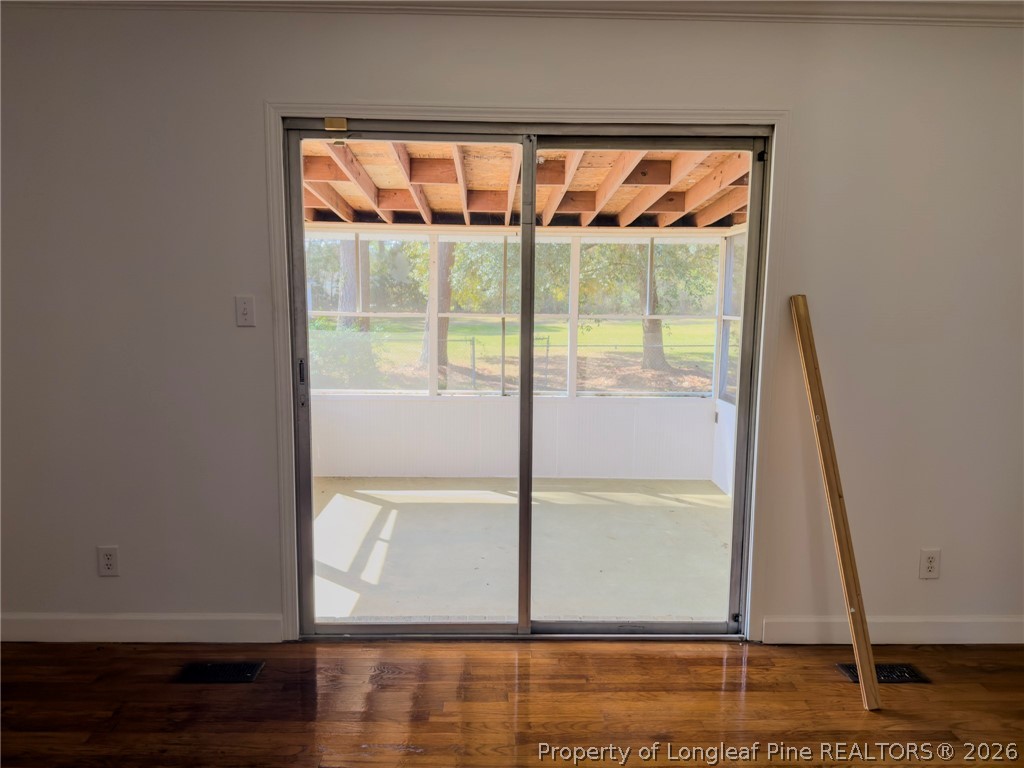 598 Forest Road Lumberton, NC 28358 - Photo 9 of 25 a view of wooden door