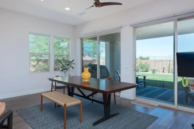 a room with furniture and a window