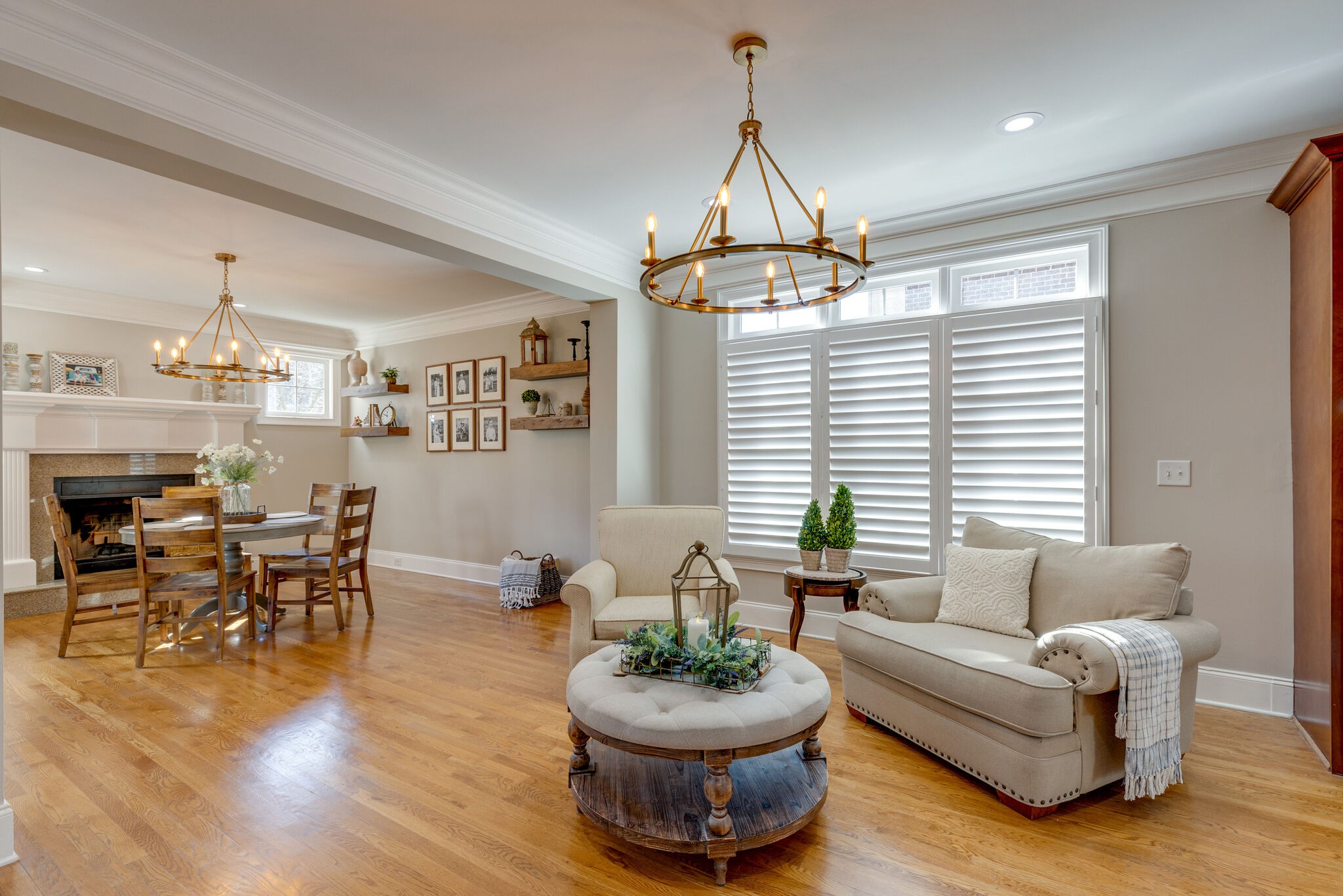 3207 Appian Way Spring Hill, TN 37174 - Photo 19 of 50 a living room with furniture a window and a chandelier