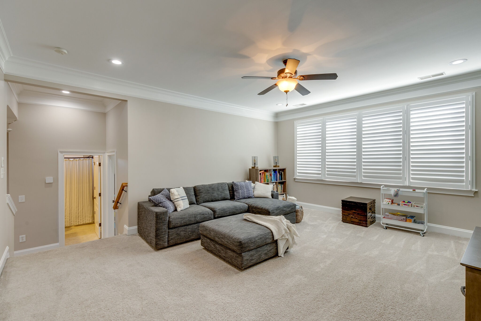 3207 Appian Way Spring Hill, TN 37174 - Photo 44 of 50 a living room with furniture a window and a flat screen tv