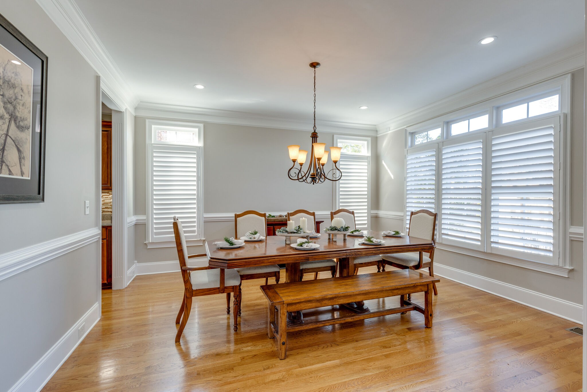 3207 Appian Way Spring Hill, TN 37174 - Photo 8 of 50 a view of a dining room with furniture window and wooden floor