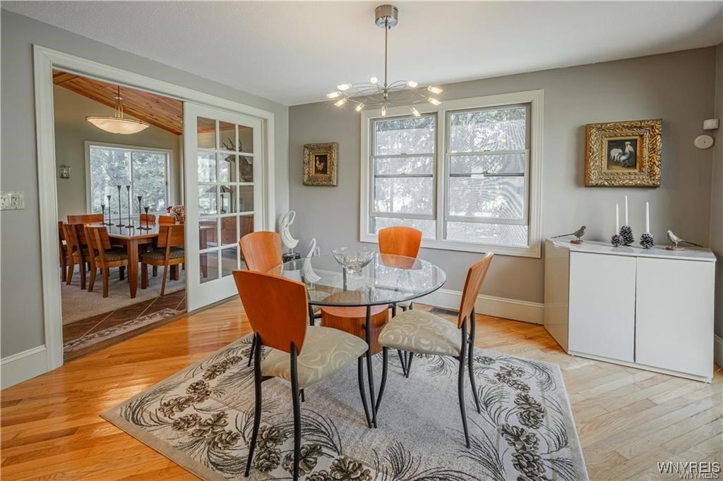 5948 Chestnut Road Newfane, NY 14094 - Photo 10 of 41 Dining Area with Smaller Glass Table