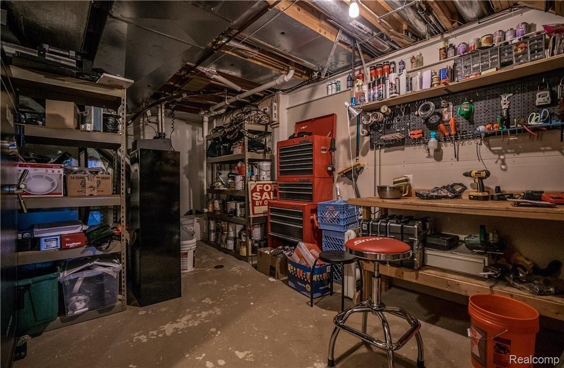 3687 Cedar Shake Drive Rochester, MI 48309 - Photo 46 of 61 basement storage and workshop