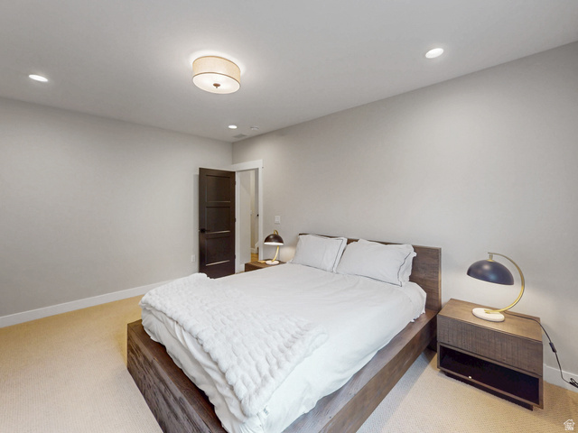355 East Overlook Loop Hideout, UT 84036 - Photo 35 of 40 Bedroom #4 with light-toned carpet flooring and neutral wall tones