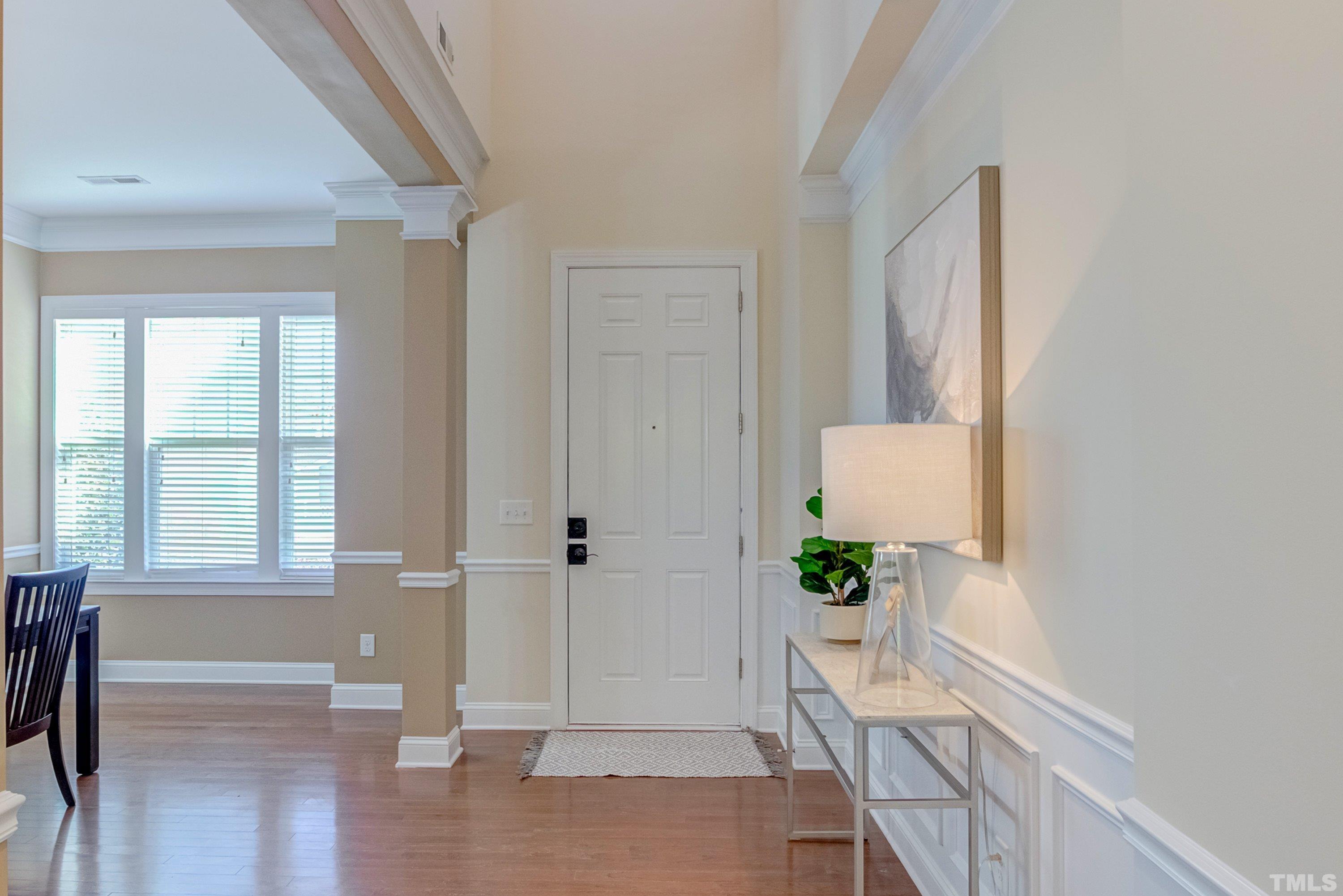 1016 Chapanoke Road Raleigh, NC 27603 - Photo 4 of 49 a view of an entryway with wooden floor