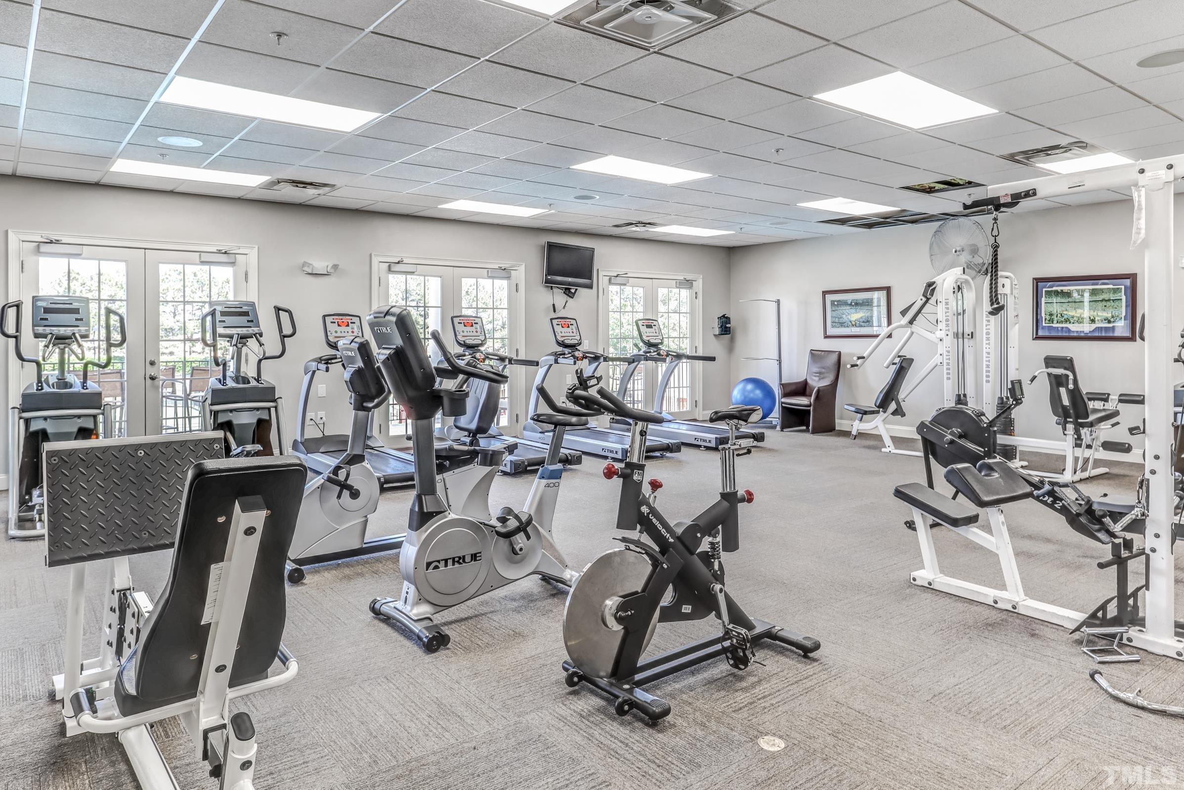 1016 Chapanoke Road Raleigh, NC 27603 - Photo 46 of 49 a view of a room with gym equipment
