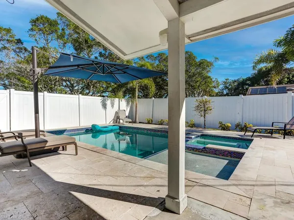 a view of outdoor space and porch