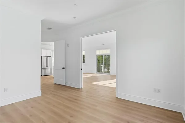 wooden floor in an empty room