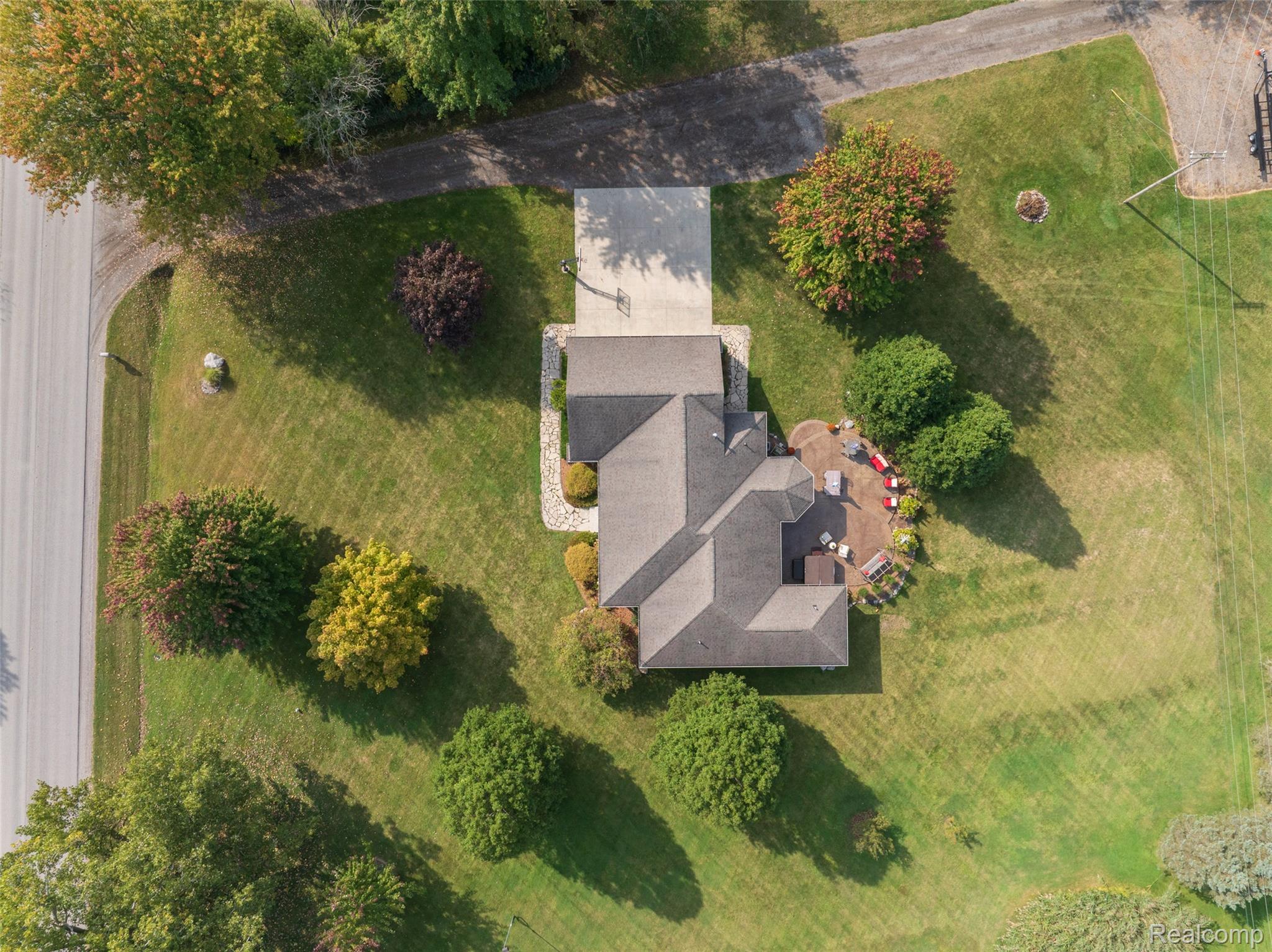 7030 Marsh Road Marine City, MI 48039 - Photo 45 of 47 Aerial view of property and surrounding area
