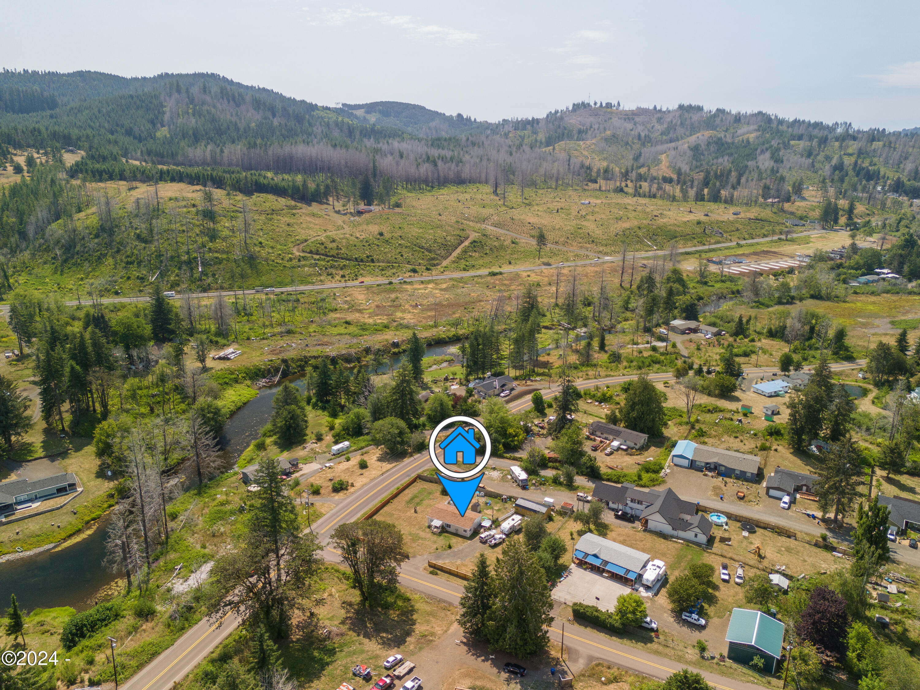 17 North Deer Valley Road Otis, OR 97368 - Photo 36 of 42 Overhead