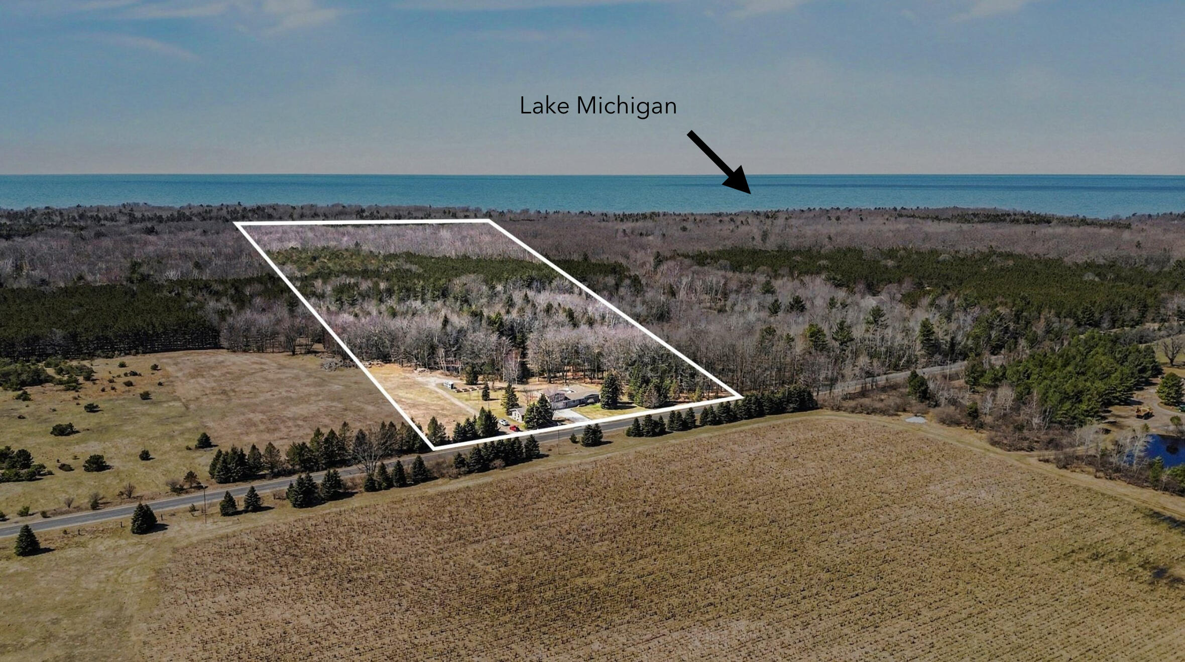 4786 Red Apple Road Manistee, MI 49660 - Photo 3 of 47 19.5 Acres Property lines