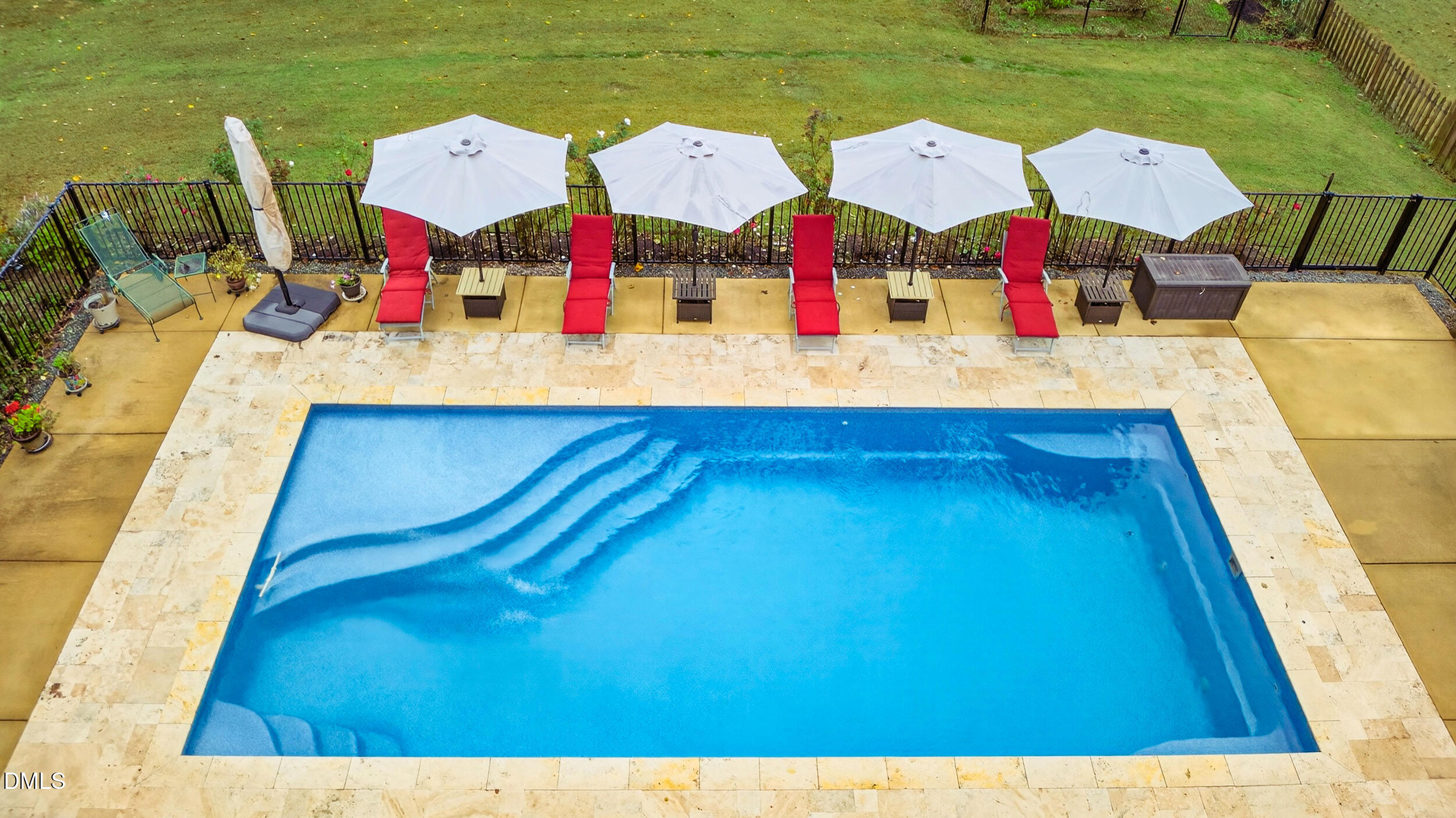 7528 McBane Mill Road Graham, NC 27253 - Photo 40 of 46 a view of swimming pool with seating space