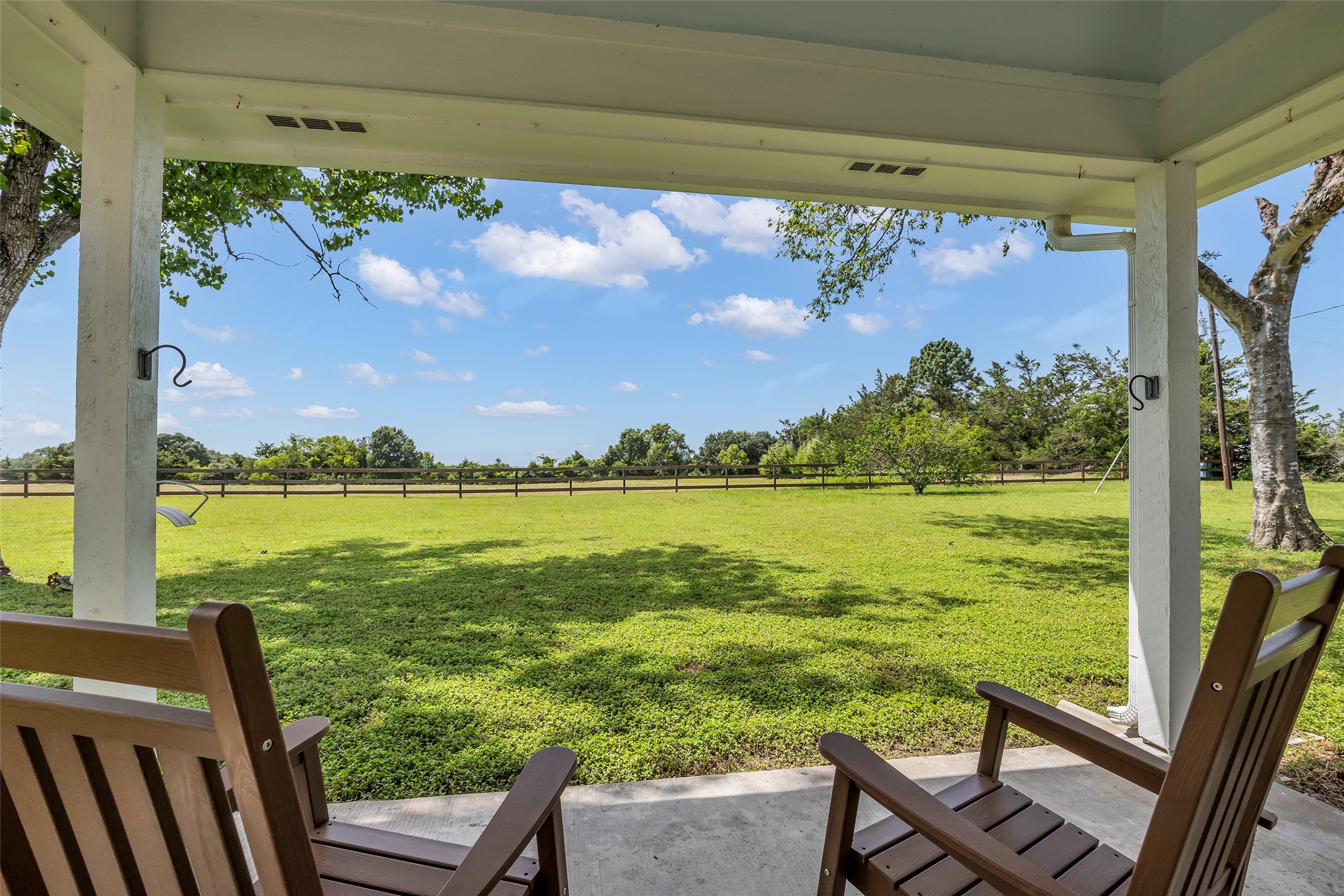 1075 Harrisburg Road Brenham, TX 77833 - Photo 30 of 48 Your covered back porch for your peaceful view
