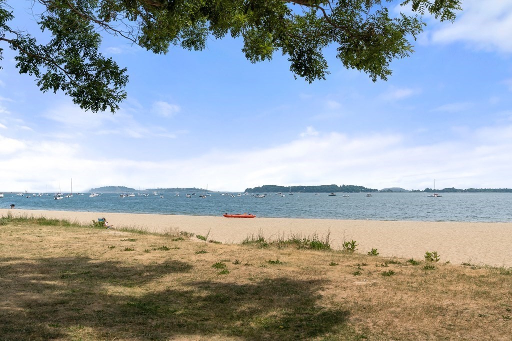a view of lake view and mountain in the back