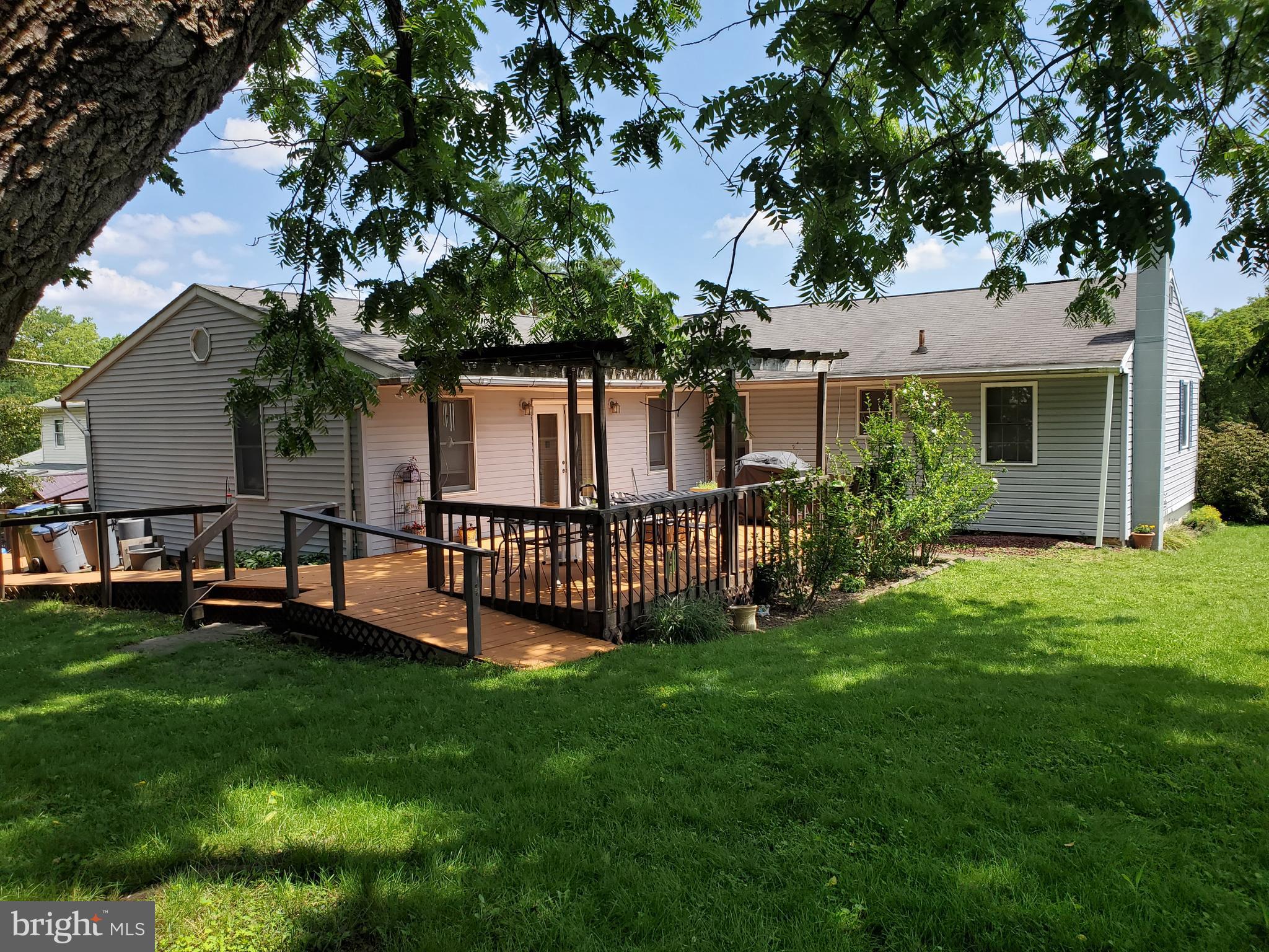910 Wilhelm Road Harrisburg, PA 17111 - Photo 36 of 43 Deck/Pergola view from backyard