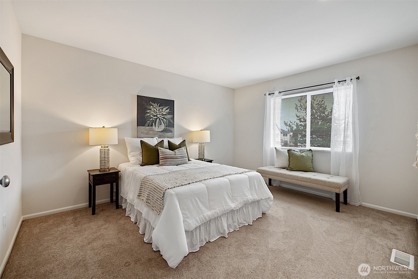 21509 48th Court South, Unit 181 Kent, WA 98032 - Photo 26 of 40 a bedroom with a bed and a window