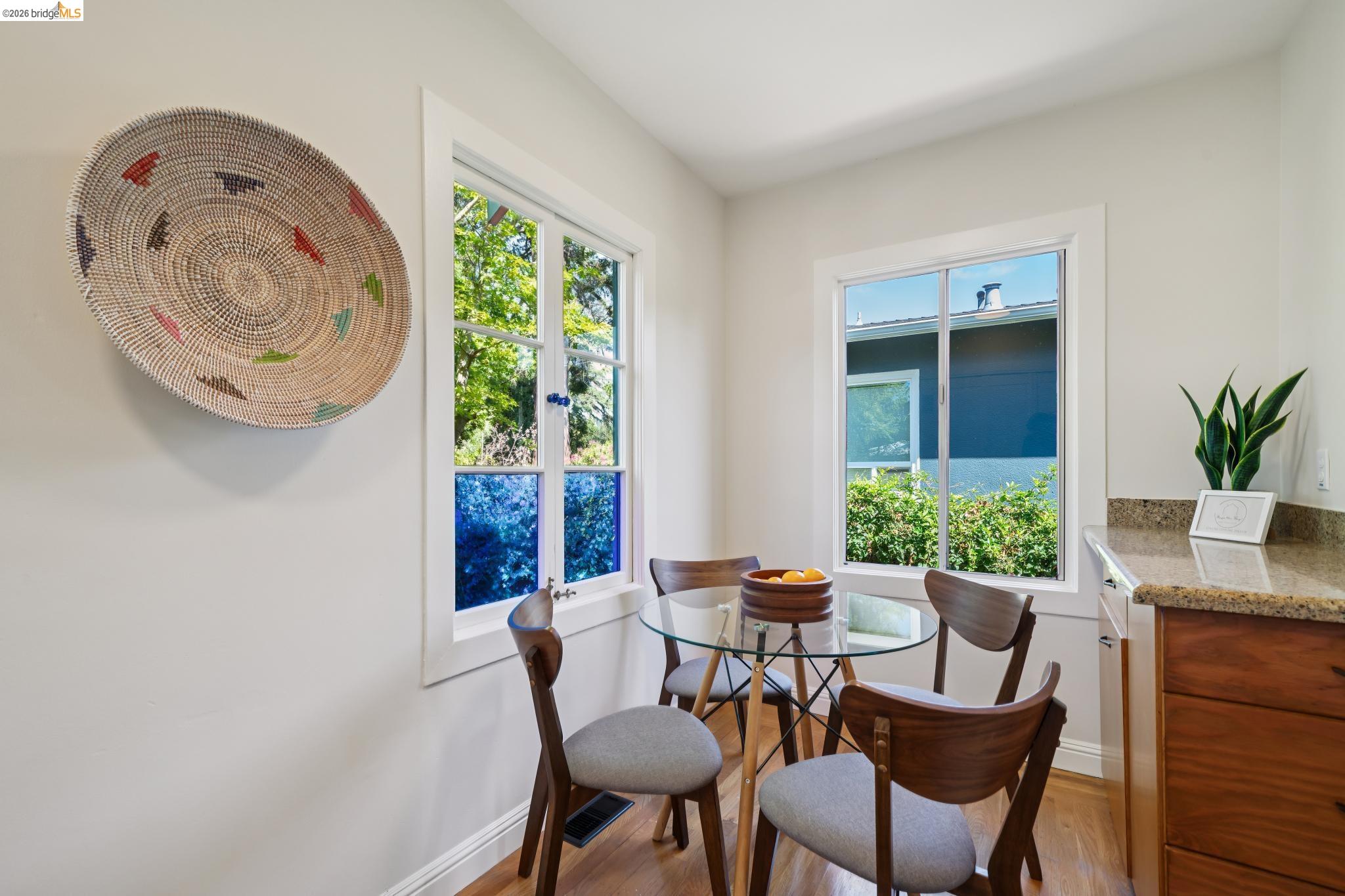 1425 Virginia Street Berkeley, CA 94702 - Photo 19 of 42 a view of a dining room with furniture window and outside view