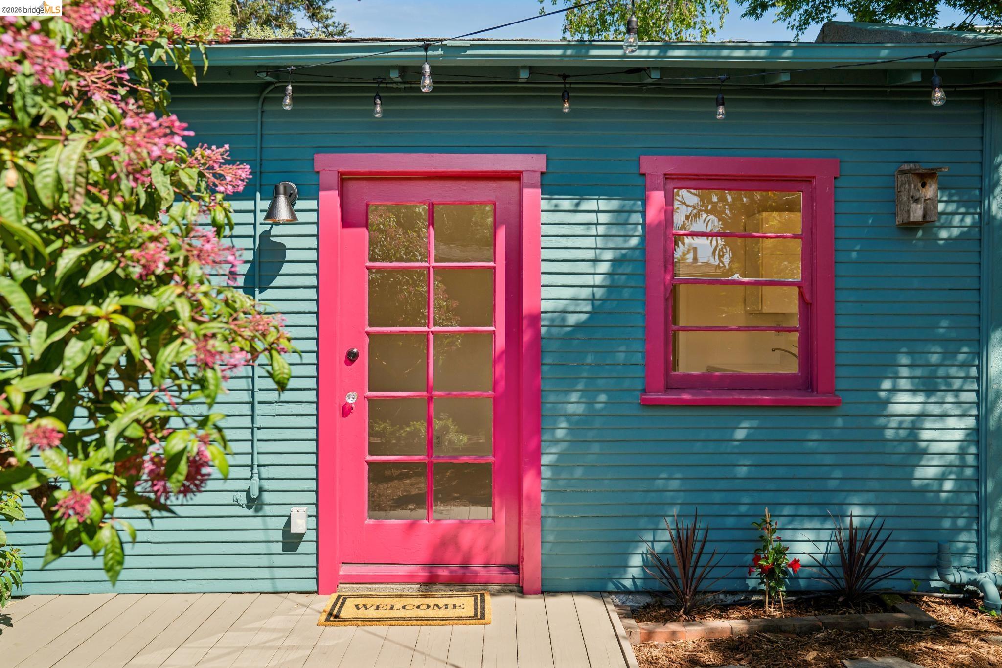 1425 Virginia Street Berkeley, CA 94702 - Photo 31 of 42 a view of a wooden door and a bench