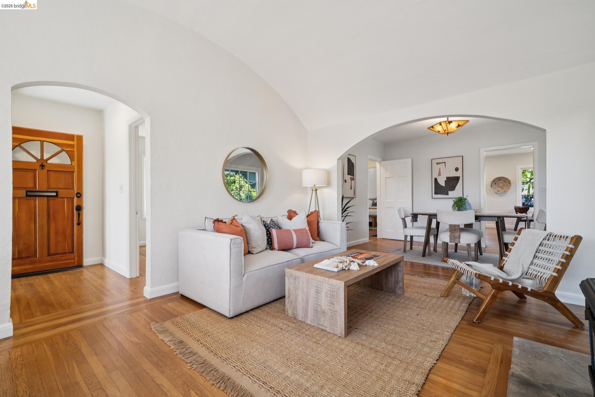 1425 Virginia Street Berkeley, CA 94702 - Photo 6 of 42 a living room with furniture and a window
