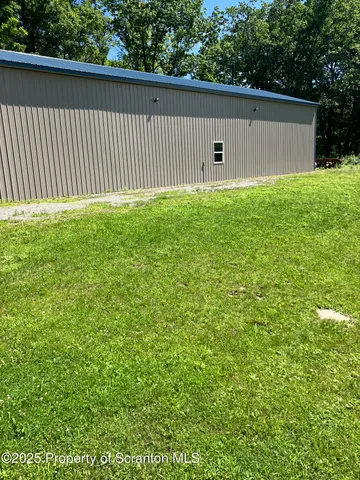 a backyard of a house