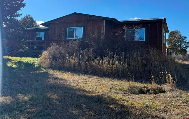 a view of a small house