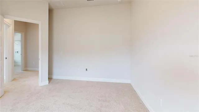 a view of an empty room